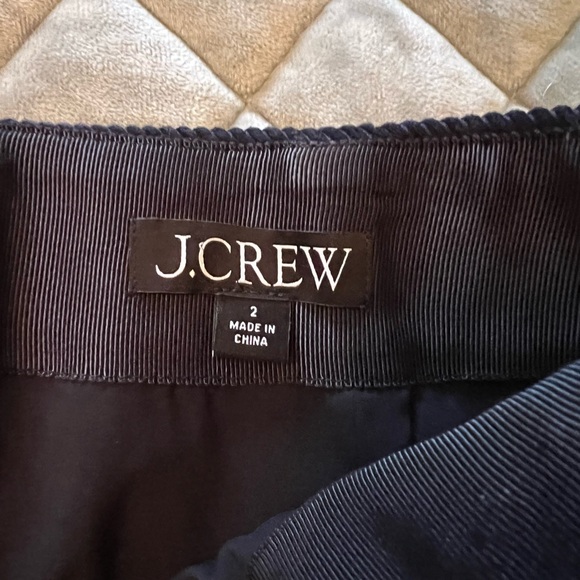 J. Crew Blue Stretch Corduroy Mini Skirt - Picture 4 of 5